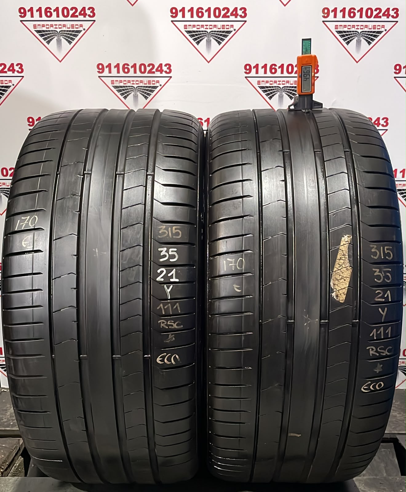 PIRELLI PZERO USADO ECONOMICO RSC 315/35 R21 111 Y